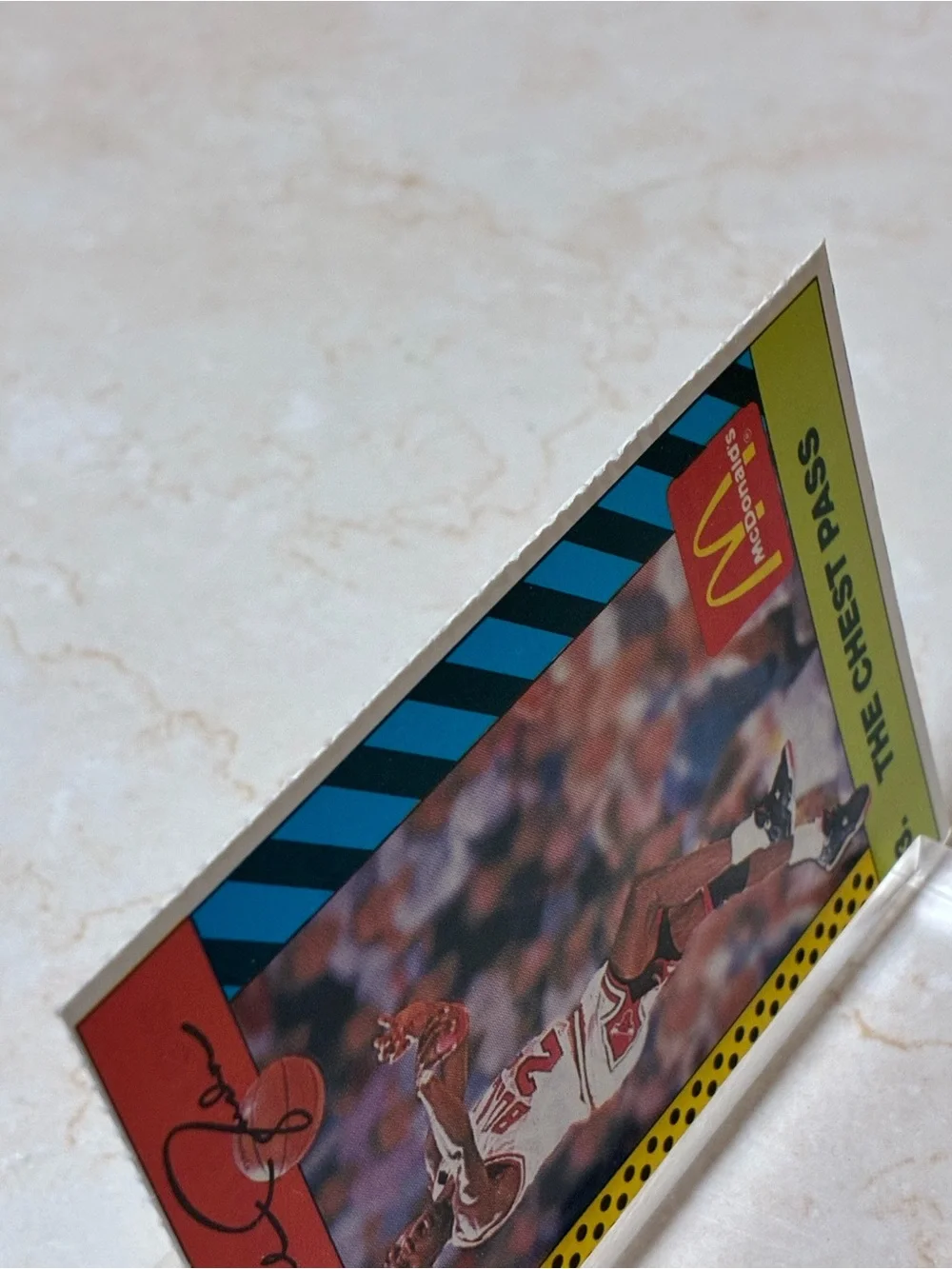 Michael Jordan “The Chest Pass”McDonald’s Basketball Card